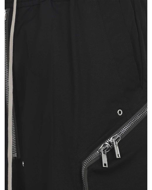 Rick Owens Black Heizer Bela Shorts for men