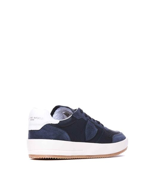 Philippe Model Blue Nice Sneakers for men
