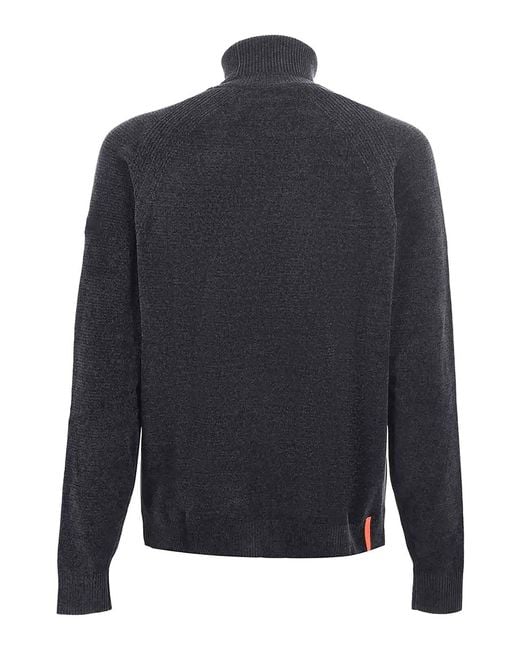 Rrd Gray Chenille Turtleneck for men