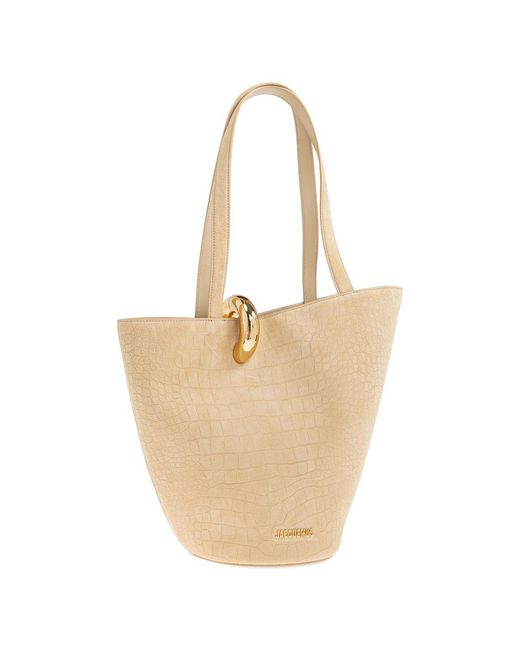 Borsa A Secchiello di Jacquemus in White