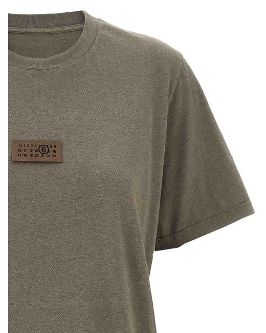 MM6 by Maison Martin Margiela Green Patch T-Shirt