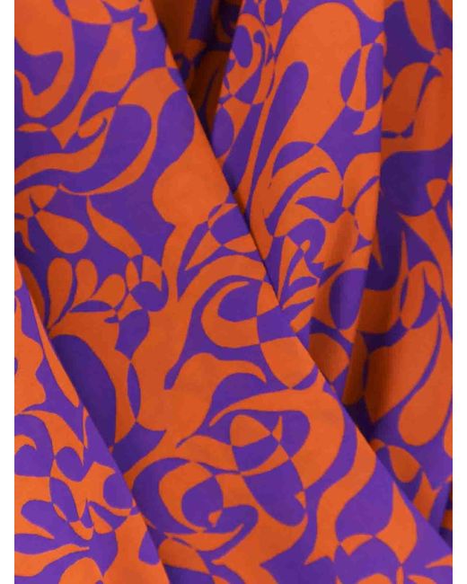 Dries Van Noten Red All-Over Printed Blouse
