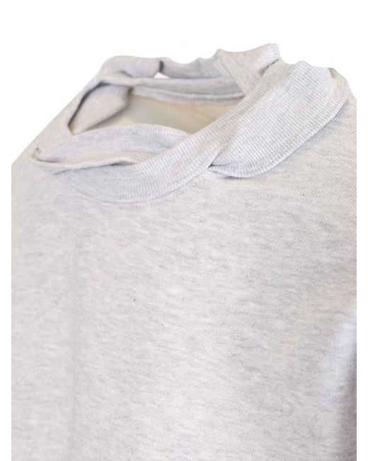 Magliano White Gym Sweatshirt for men