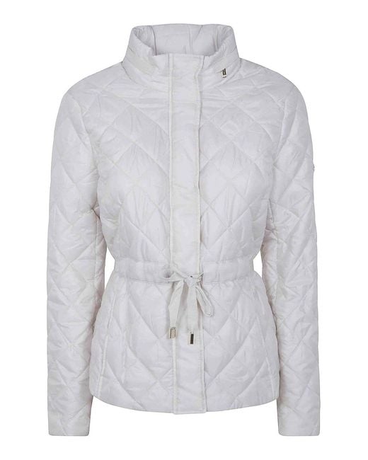 Michael Kors Gray Eco Belted Puffer Jacket