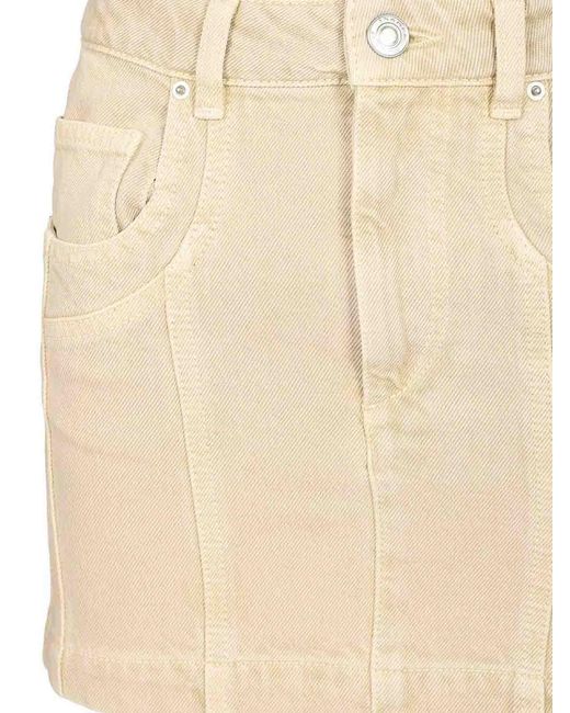 Isabel Marant Natural Short Skirt