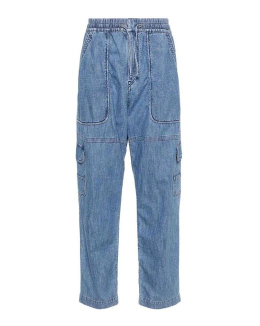 Isabel Marant Blue Casual Trousers for men