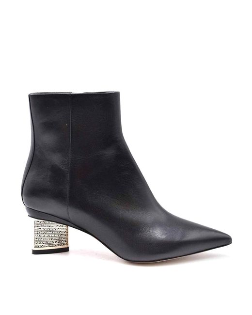 Nicholas Kirkwood Black Booties