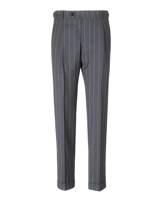 Berwich Gray Relaxed Fit Pants for men