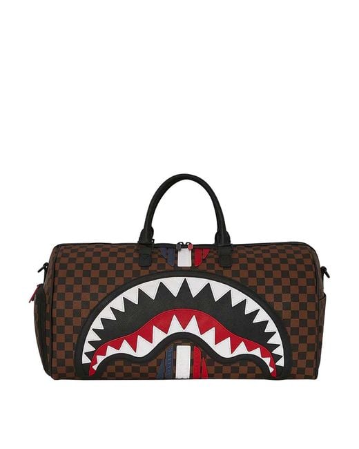 Sprayground Black Machine Francaise Duffle for men