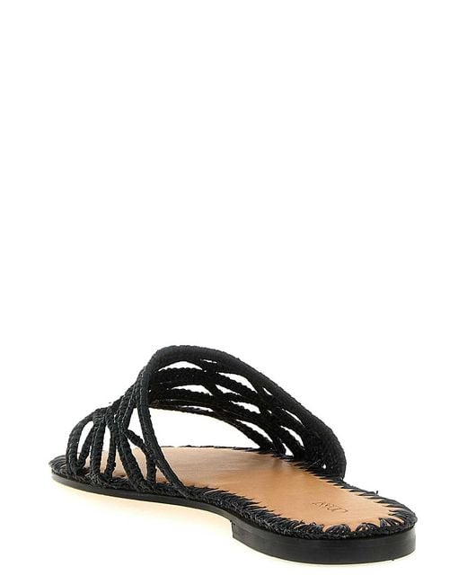 Odissi Black Evie Slides