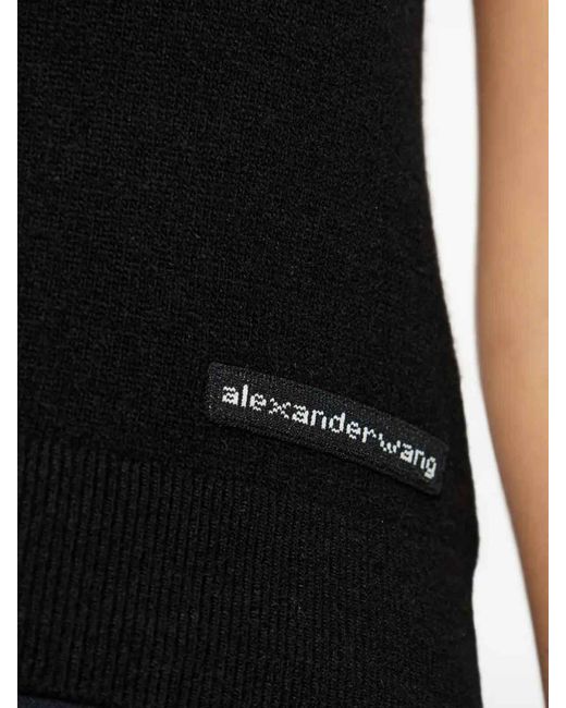 Alexander Wang Black Wool T-Shirt