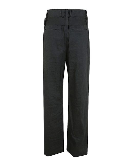 Pleats Please Issey Miyake Black Shaped Membrane Pants