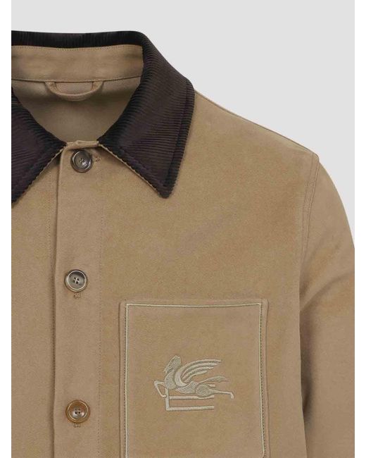 Etro Brown Outerwear for men