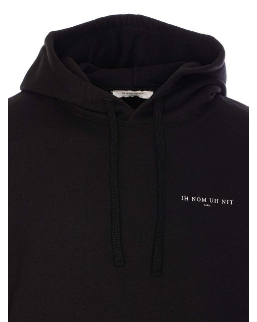 Ih Nom Uh Nit Black W Mask Authentic Hoodie for men
