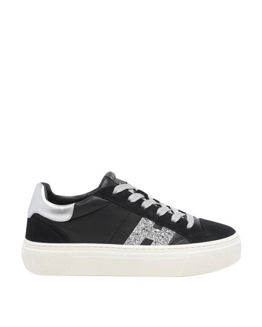 Hogan Black H705 Sneakers