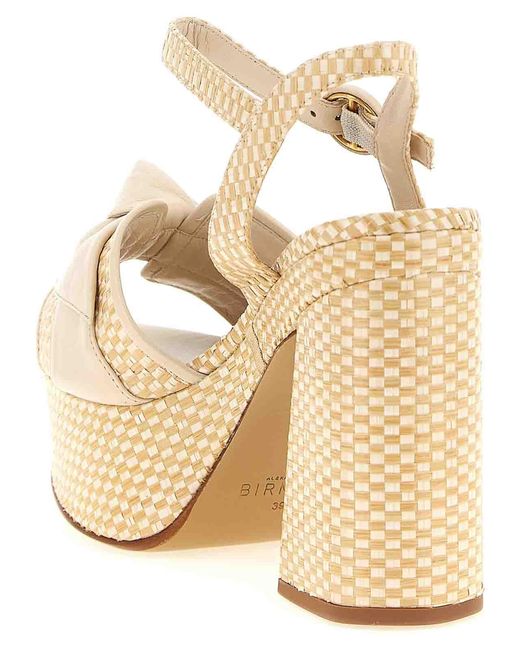 Alexandre Birman Metallic Maxi Clarita Sandals