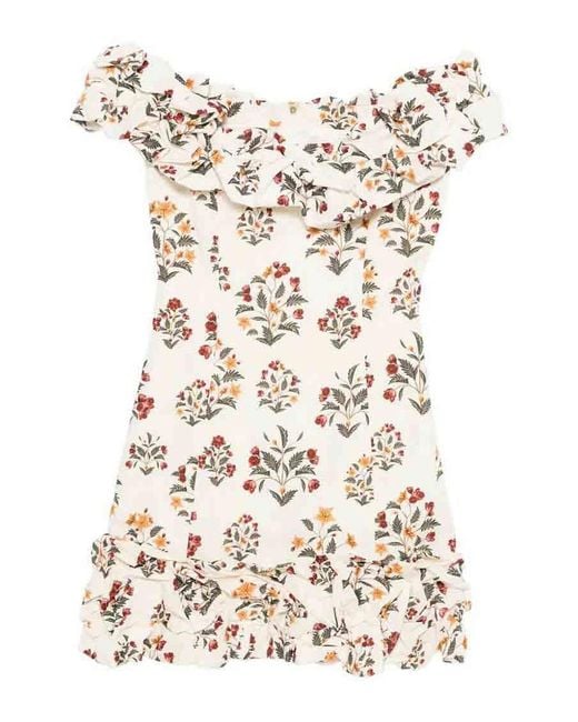 Agua Bendita Natural 'Jardin Andes' Mini Dress