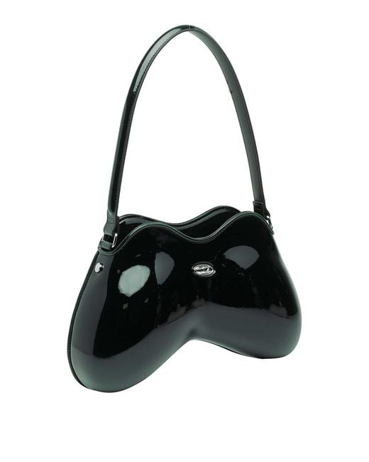 DIESEL Black Double-D Shoulder Bag