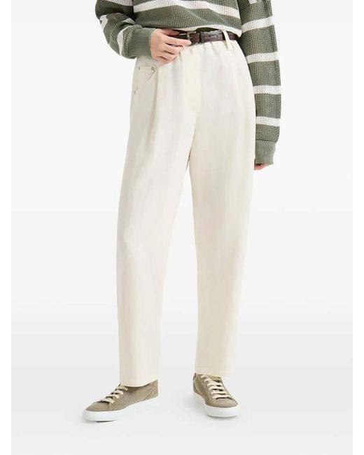 Brunello Cucinelli White Pants