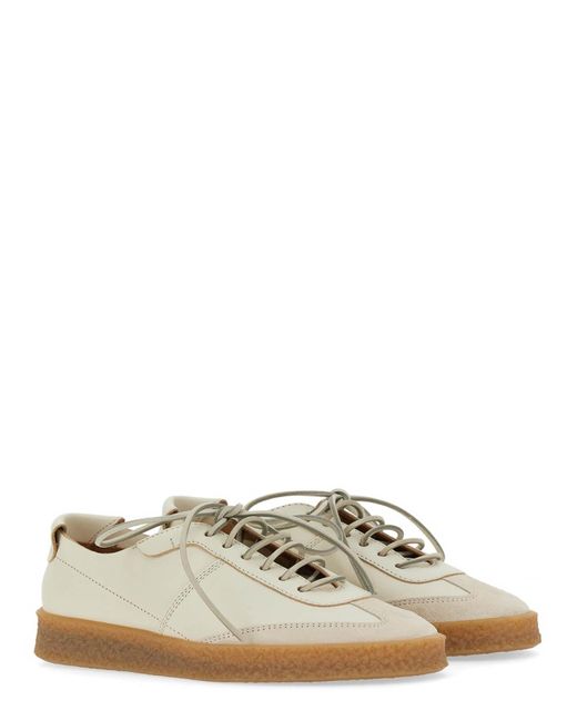 Buttero White Leather Sneakers