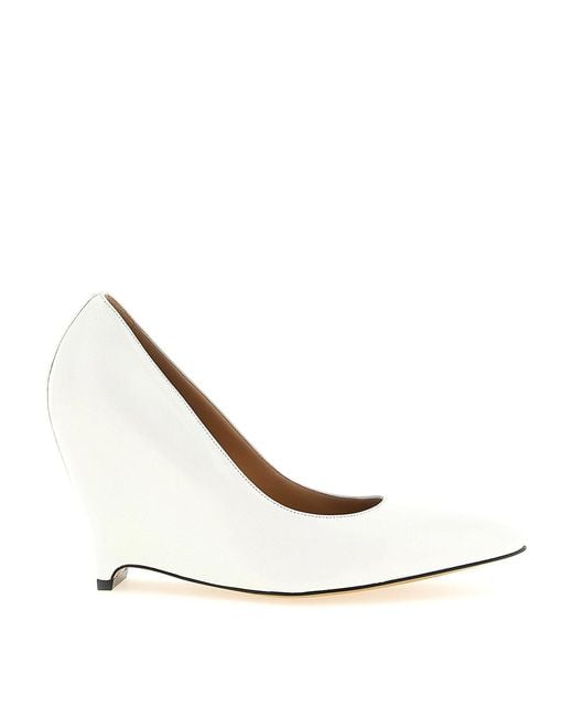 Maison Margiela White Heel-Less' Pumps