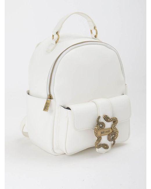 Just Cavalli White Backpack