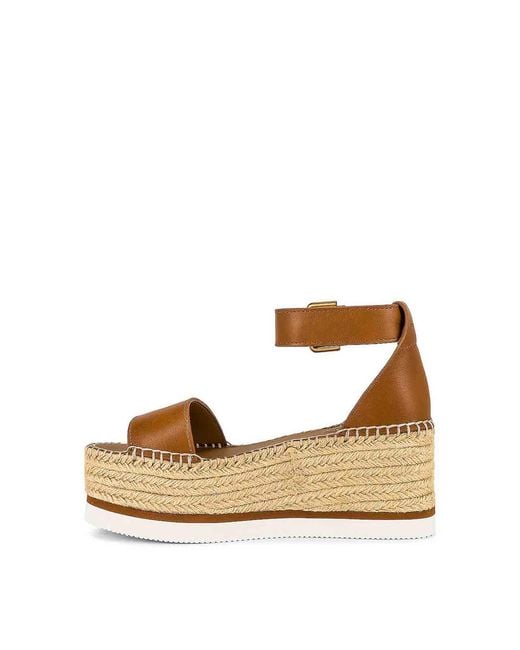 See By Chloé Metallic Glyn Espadrillas Plateau