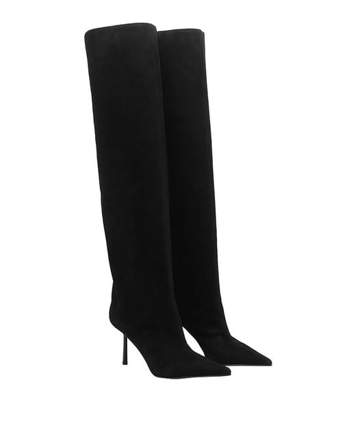 Le Silla Black Bella Pump Boots