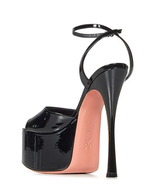 AMINA MUADDI Black Aya 155 Sandals