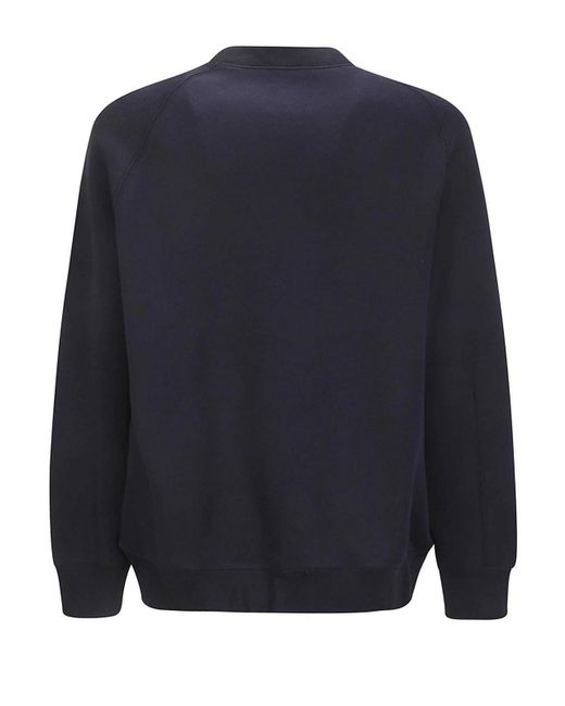 Sacai Blue V-neck Sweater for men