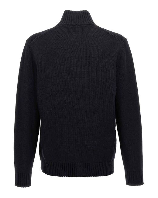 Zanone Blue Chioto Cardigan for men