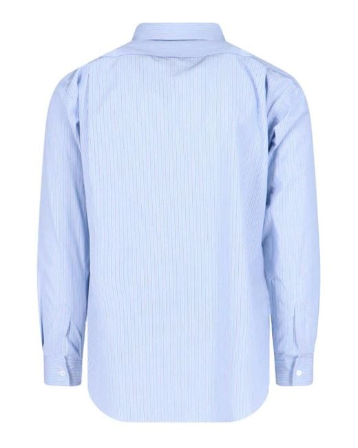 Comme des Garçons Blue Striped Shirt for men