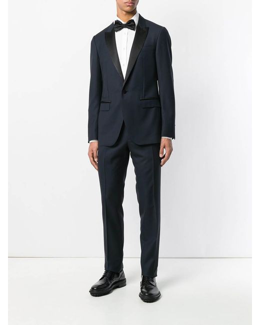 Lanvin Blue Two-Piece Dinner Suit for men