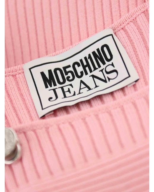 Moschino Pink Rouche Dress