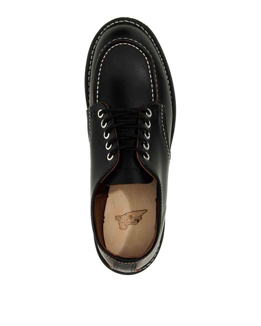 Red Wing Black Shop Moc Oxford Lace Up Shoes for men
