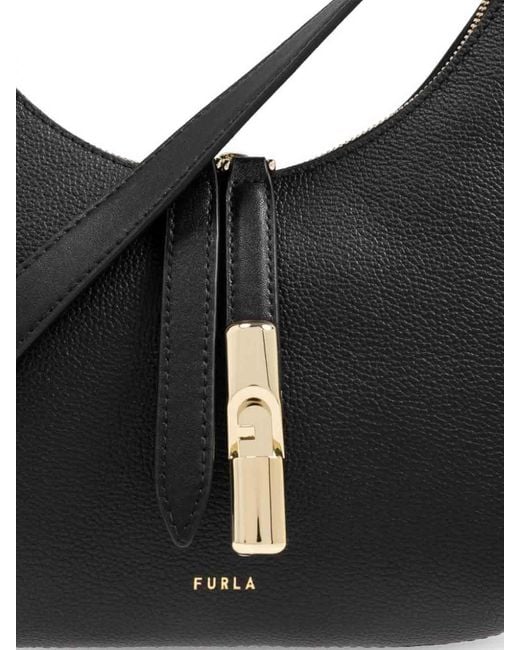 Furla Black Shoulder Bag Goccia Small