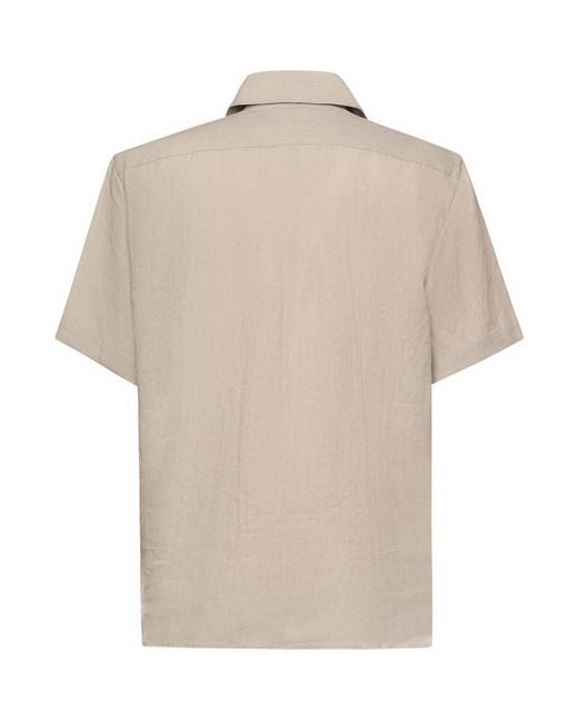 Eleventy Natural Linen Shirt<Br for men