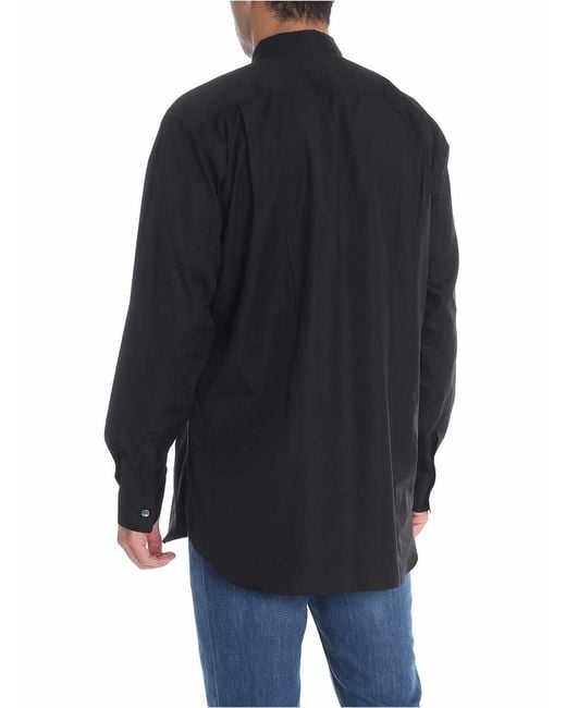 Comme des Garçons Blue Shirt With Rigid Inserts for men