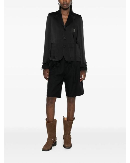 Ann Demeulemeester Black Jacket