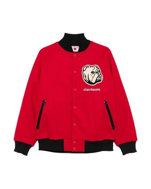 ICECREAM Embroidered Bomber Jacket for men