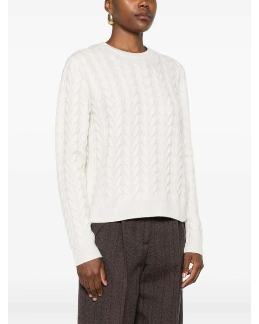 Max Mara White Sweater