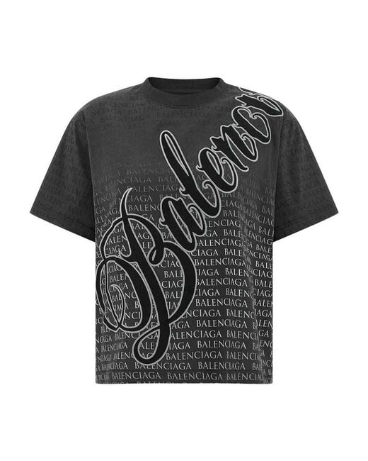 Balenciaga Black T-Shirts