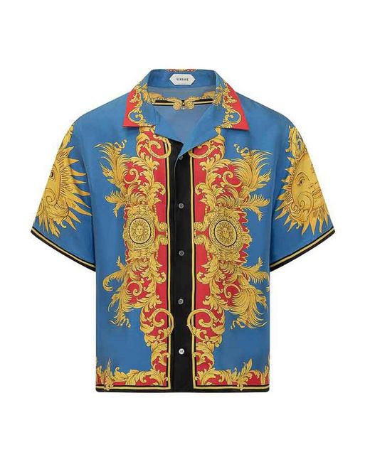 Versace Blue Shirt for men