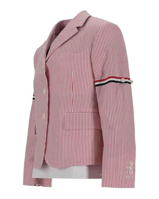 Thom Browne Pink High Break Sb Sportcoat