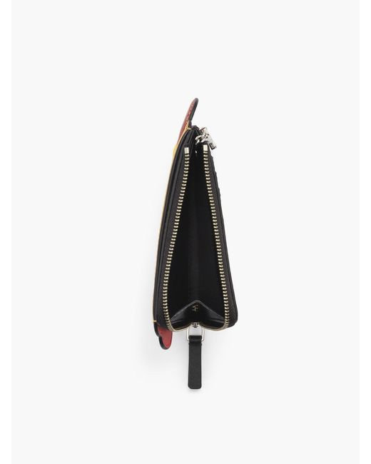 Marc Jacobs White The Top Zip Wallet Hot Dog