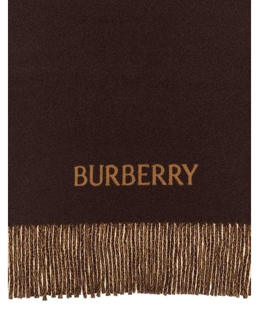 Burberry Brown Knight Reversible Scarf for men