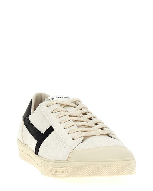 Tom Ford White Jarvis Sneakers for men