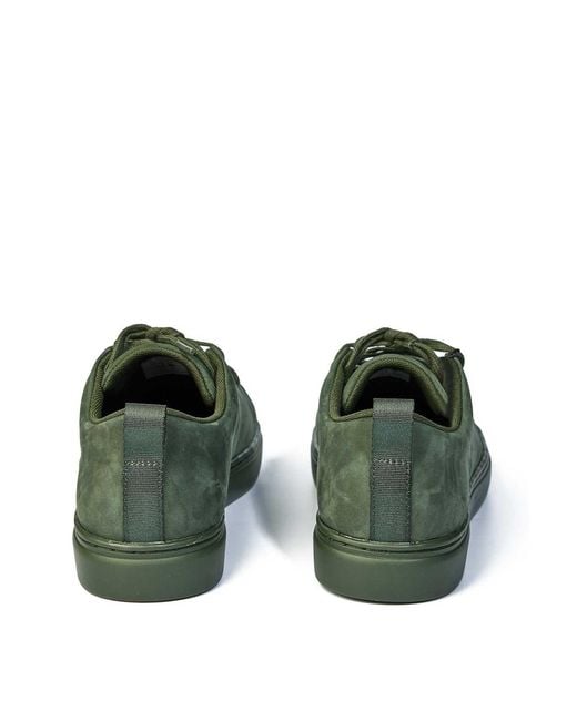 Paul Smith Green Sneakers Lee Nubuk for men