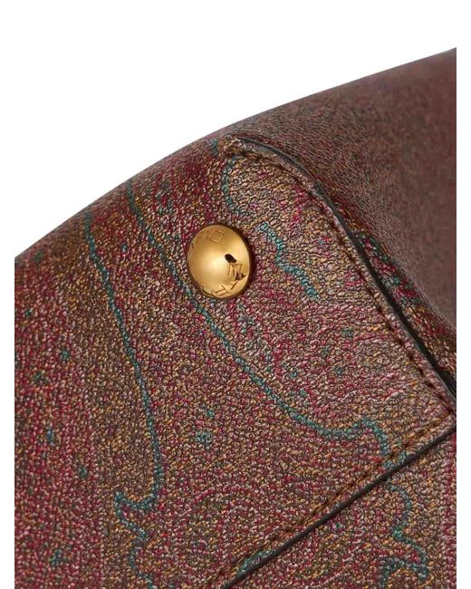 Borsa Libra Paisley di Etro in Brown