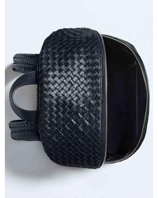 Bottega Veneta Blue Intrecciato Handbag for men